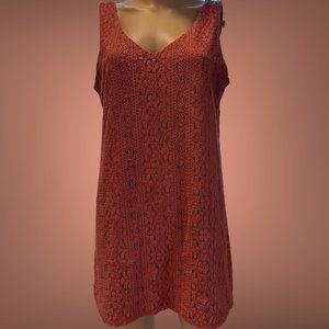 Socialite|Womens|Tank Blouse|Large L|Full Lace|Lined|Sleeveless